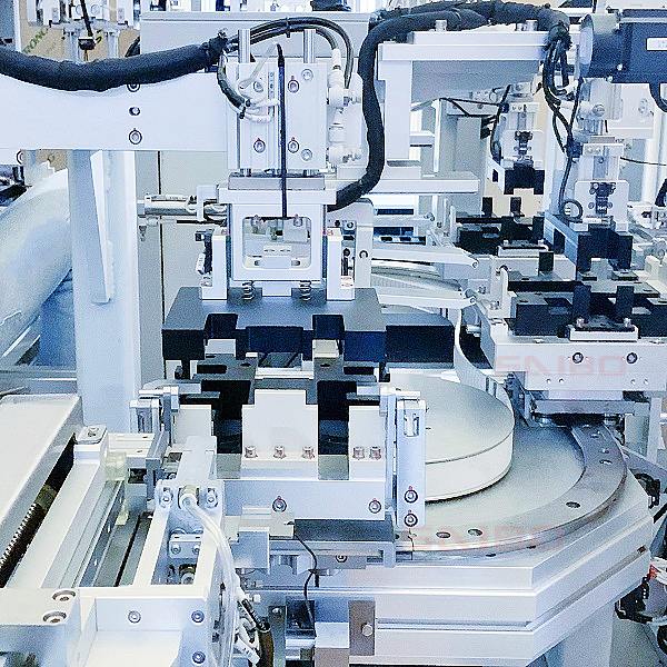 应用于新能源锂电池装配矩形环线 - saibo